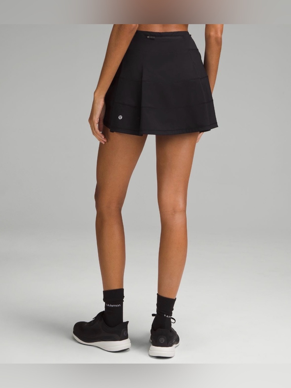 Lululemon Pace Rival MR Skirt *Long Sz 10 Black NWT - Picture 2 of 11